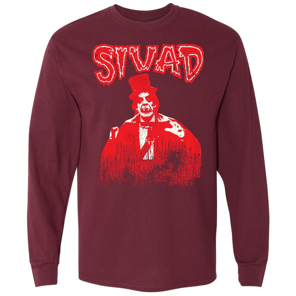 Long Sleeve T-Shirt - L23QCETZ - Maroon - 11