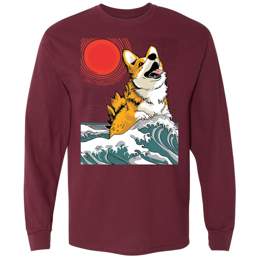 Long Sleeve T-Shirt - TDKS28ZN - Maroon - 11