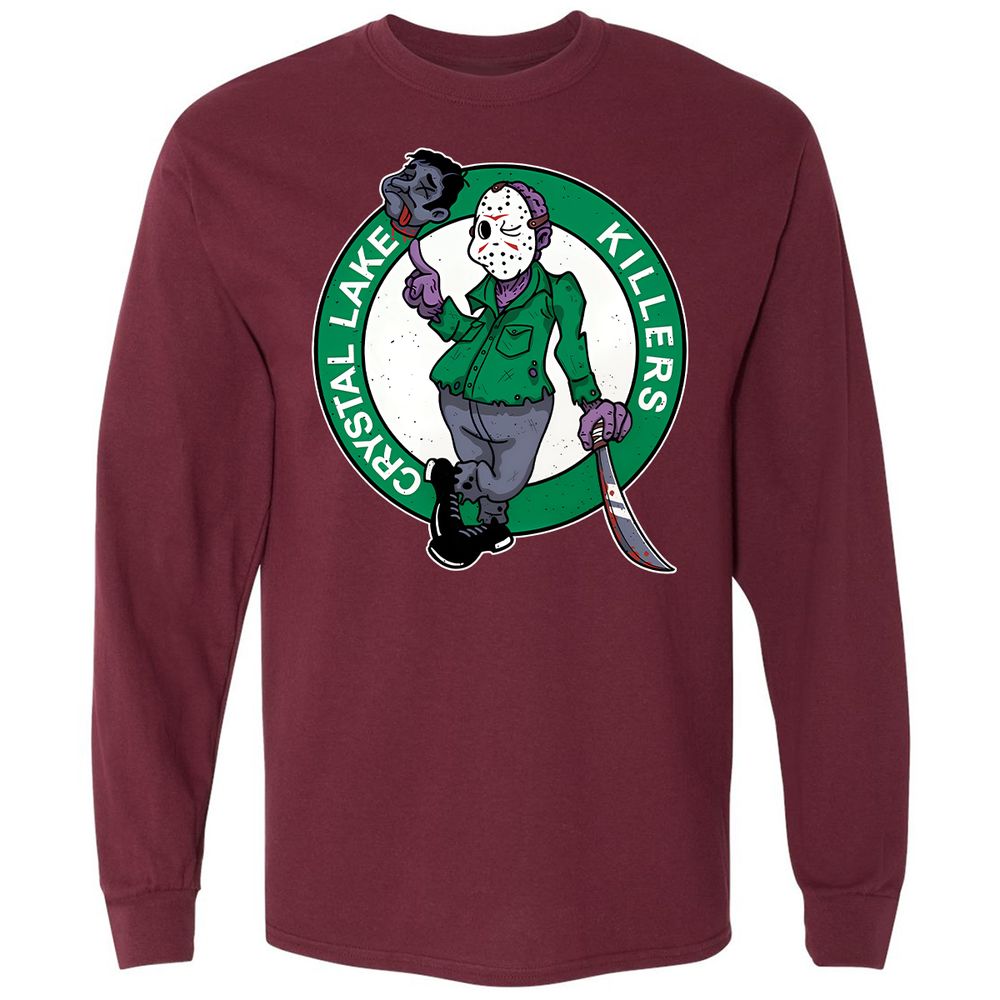 Long Sleeve T-Shirt - MKFSTJC1 - Maroon - 11