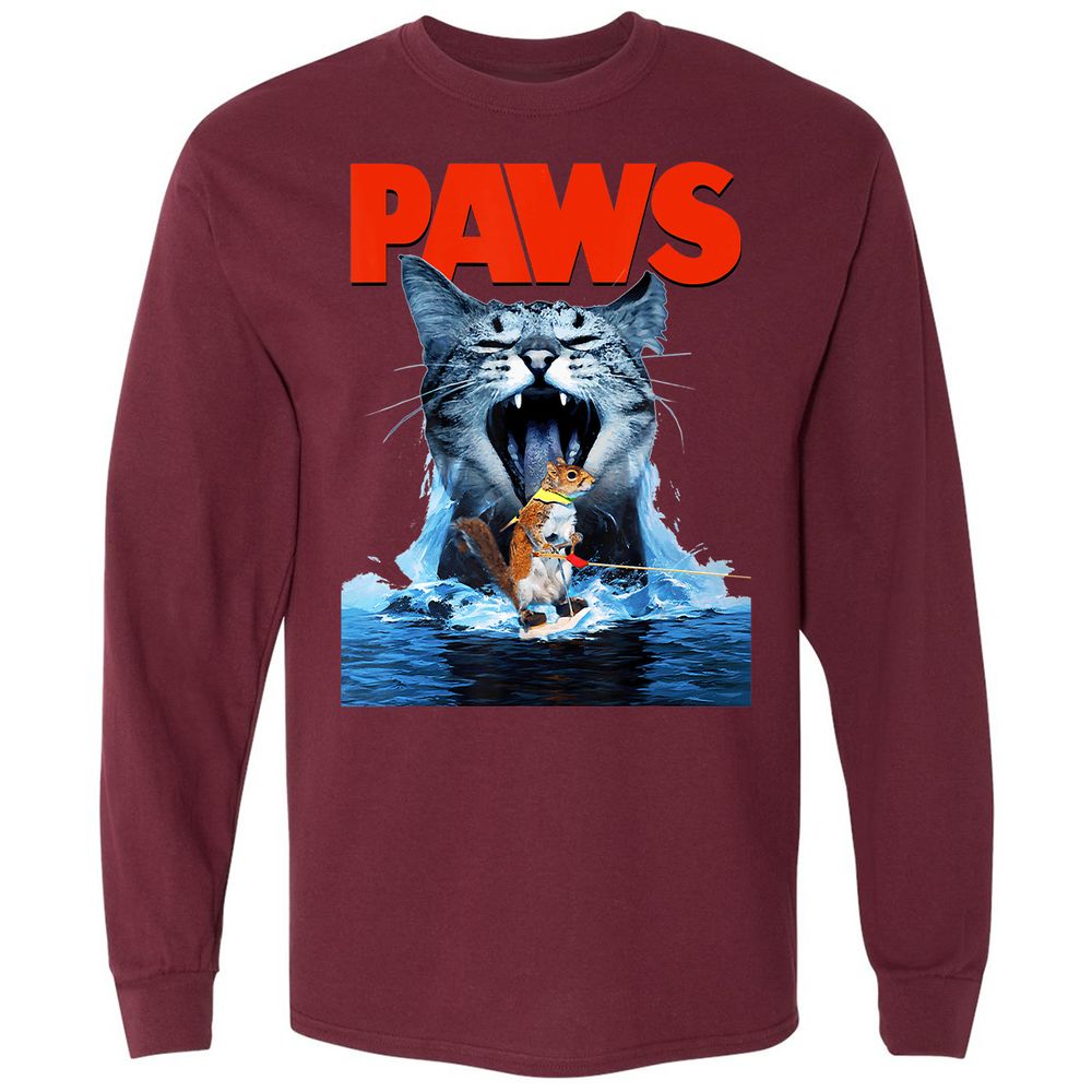 Long Sleeve T-Shirt - P9LKWS15 - Maroon - 11