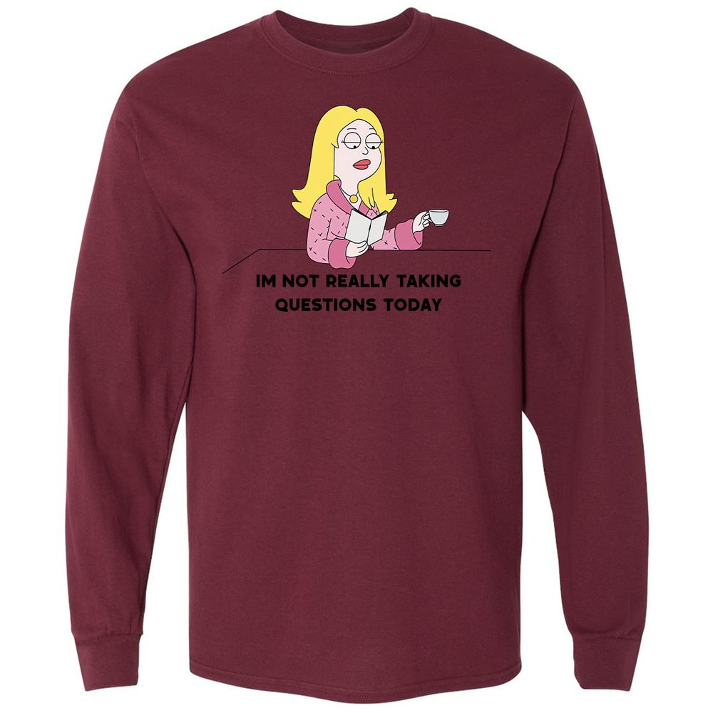 Long Sleeve T-Shirt - 1N9YW6AA - Maroon - 11