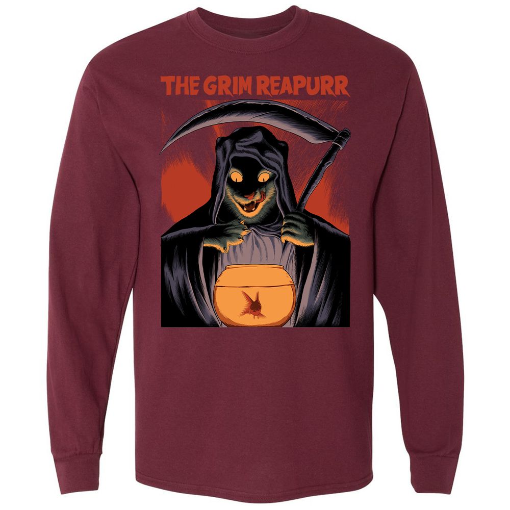 Long Sleeve T-Shirt - CHM5Z9ZT - Maroon - 11