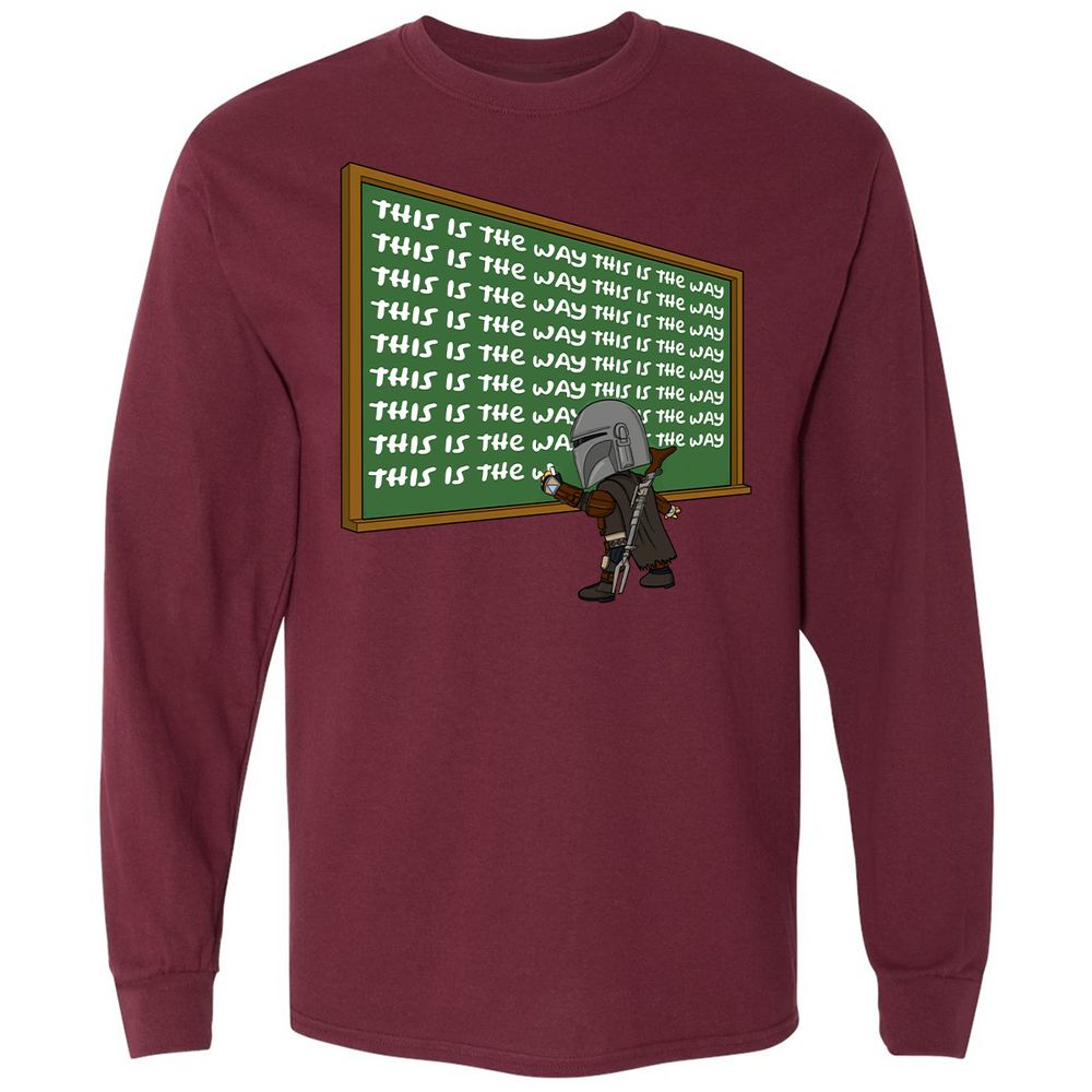 Long Sleeve T-Shirt - QMDVVQRF - Maroon - 11