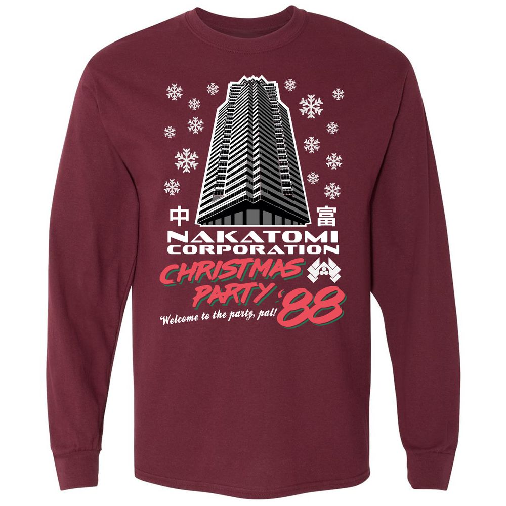 Long Sleeve T-Shirt - PC3Z6K3D - Maroon - 11