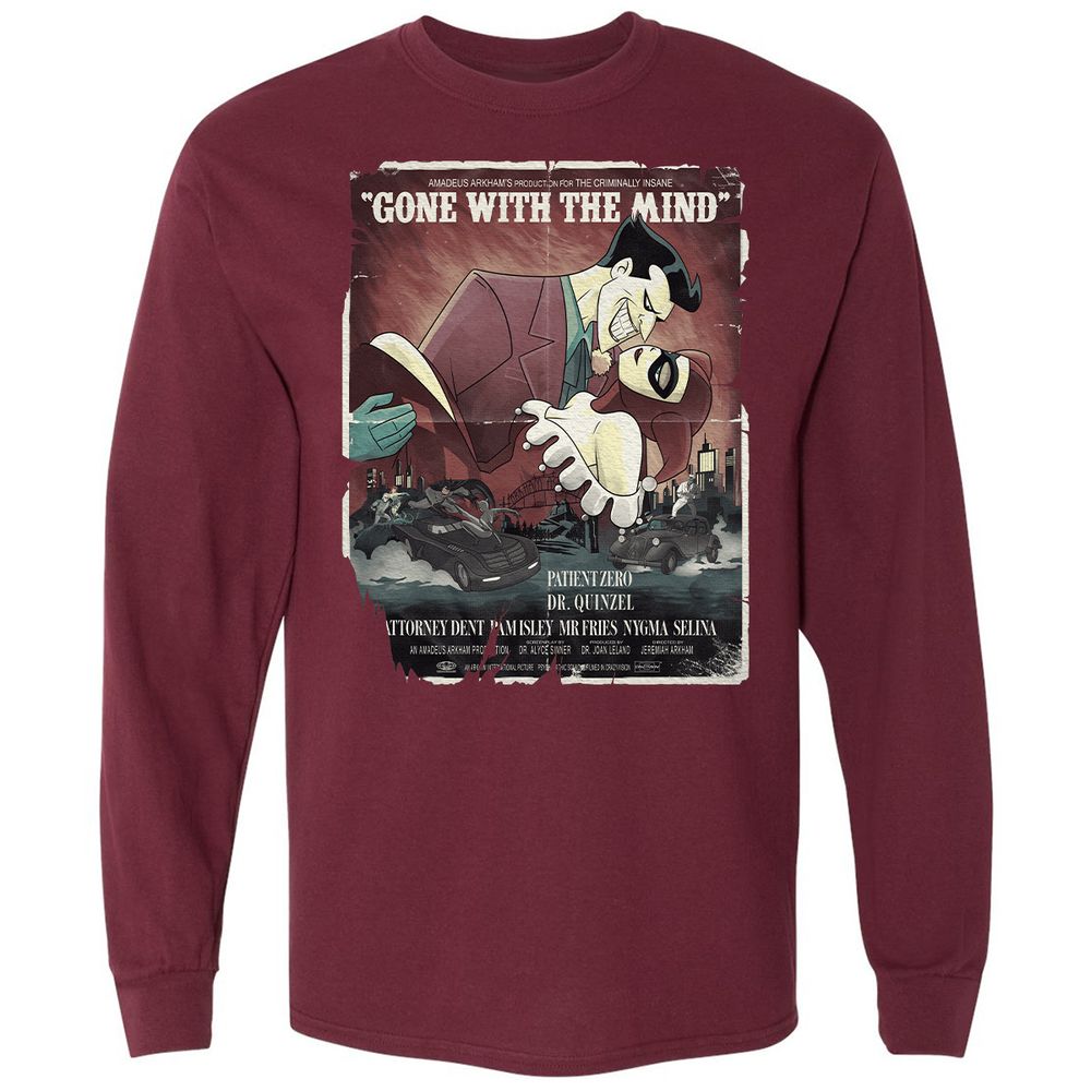 Long Sleeve T-Shirt - QL33FJ5V - Maroon - 11