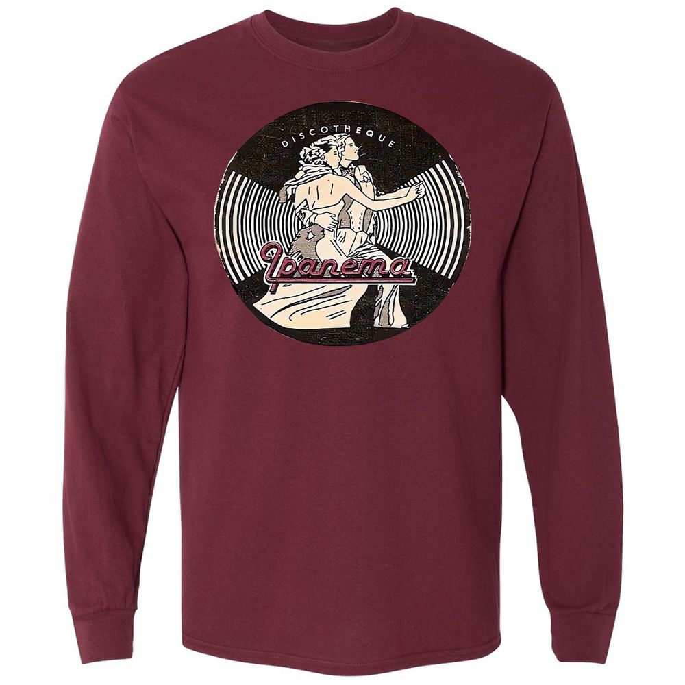 Long Sleeve T-Shirt - NG28H8DJ - Maroon - 11