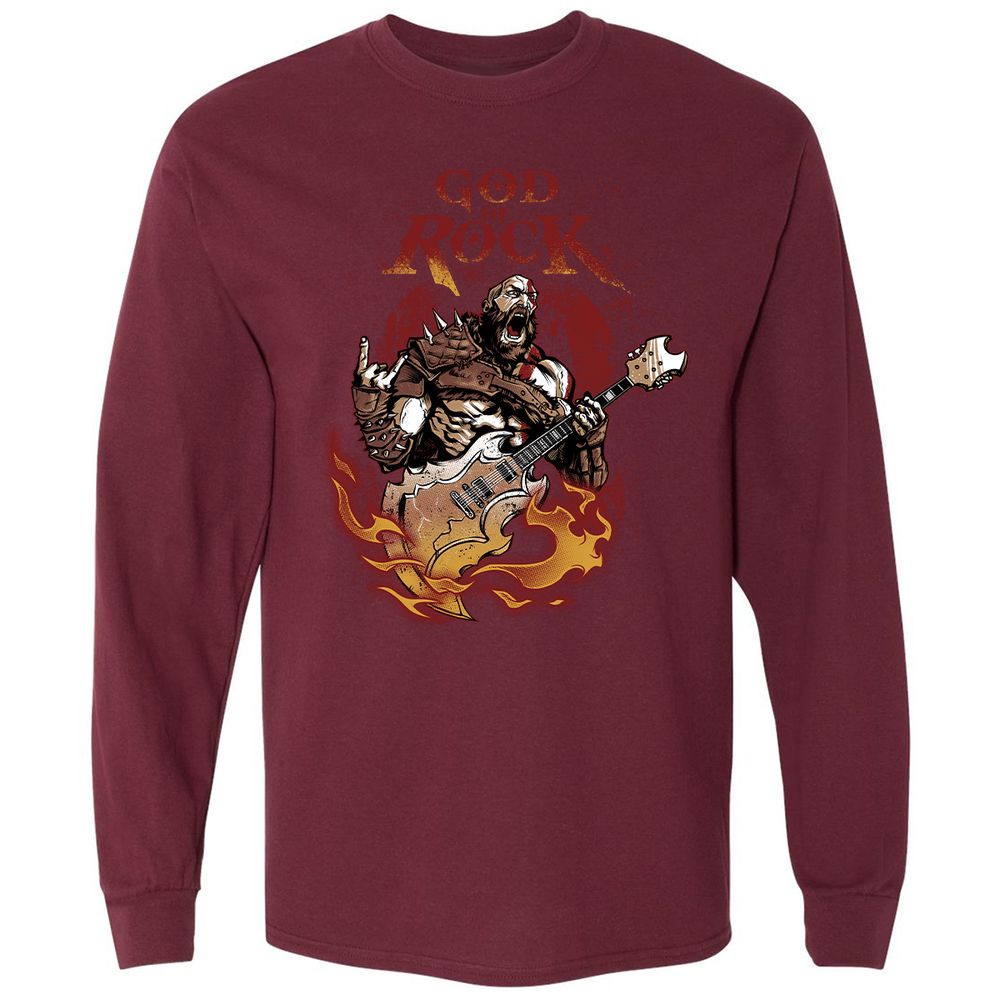 Long Sleeve T-Shirt - 46BUFL4V - Maroon - 11