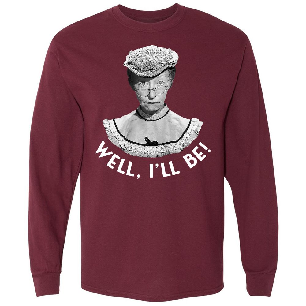 Long Sleeve T-Shirt - LY9NBYEA - Maroon - 11