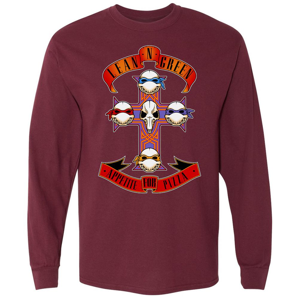 Long Sleeve T-Shirt - XP8TKTH4 - Maroon - 11