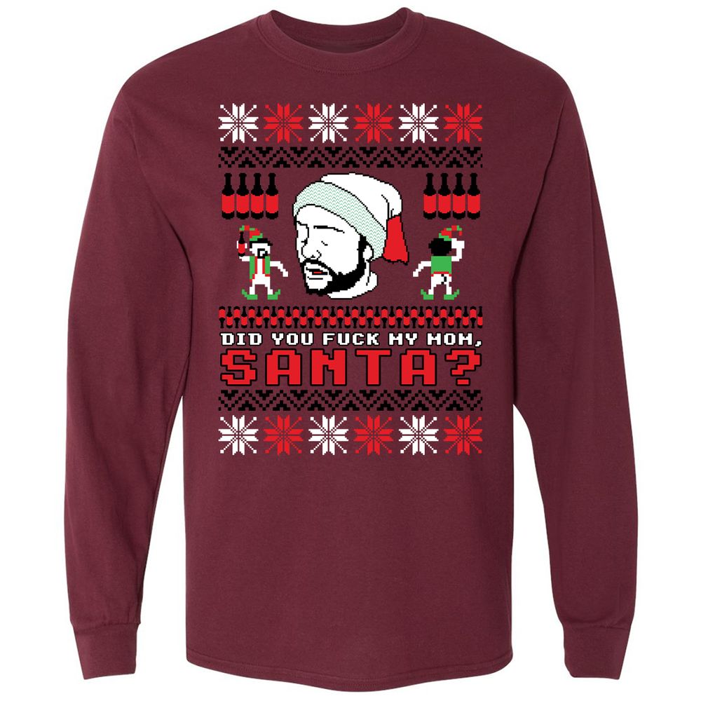 Long Sleeve T-Shirt - ZV4MXJB3 - Maroon - 11