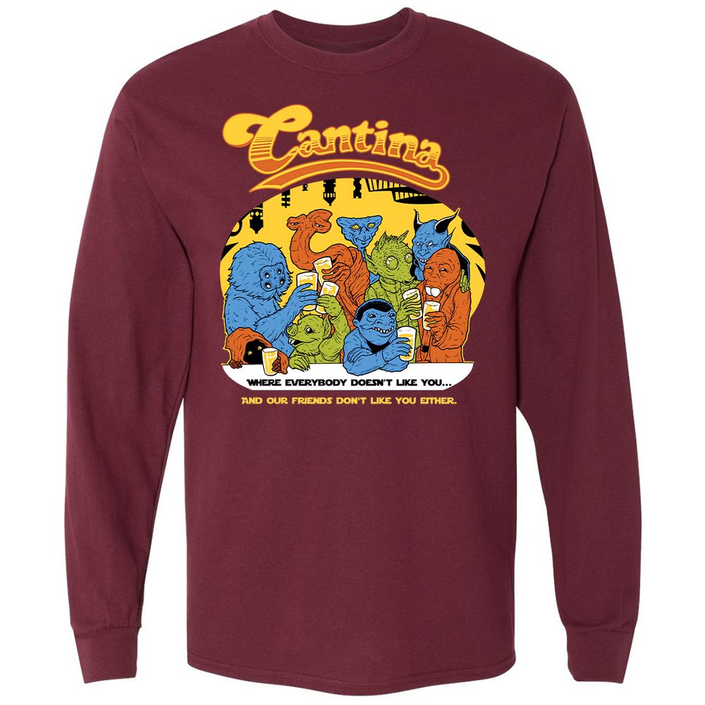 Long Sleeve T-Shirt - A5ALZUV2 - Maroon - 11