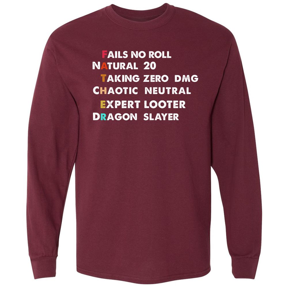 Long Sleeve T-Shirt - BH7D28JK - Maroon - 11