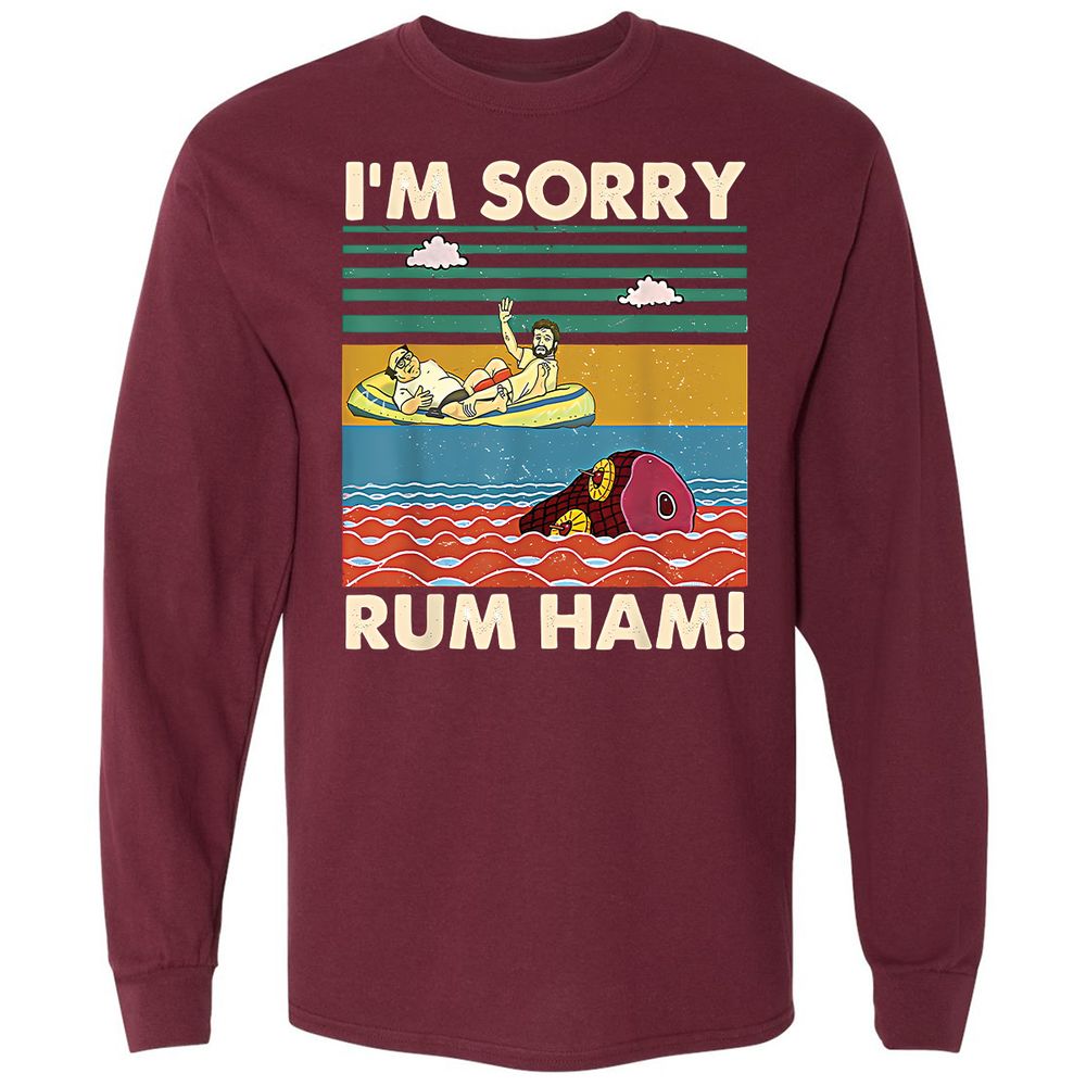 Long Sleeve T-Shirt - 9825SKTZ - Maroon - 11