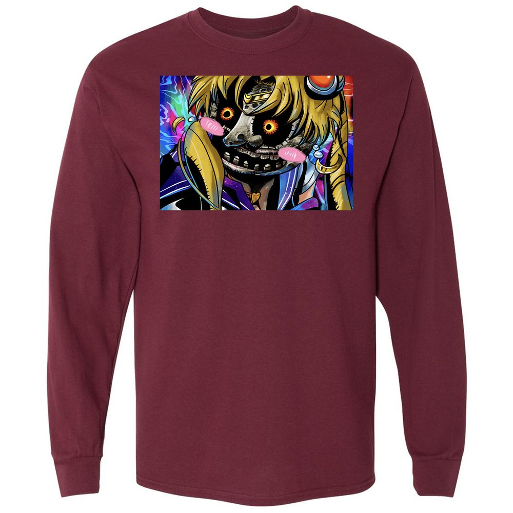 Long Sleeve T-Shirt - VBRMWHJM - Maroon - 11