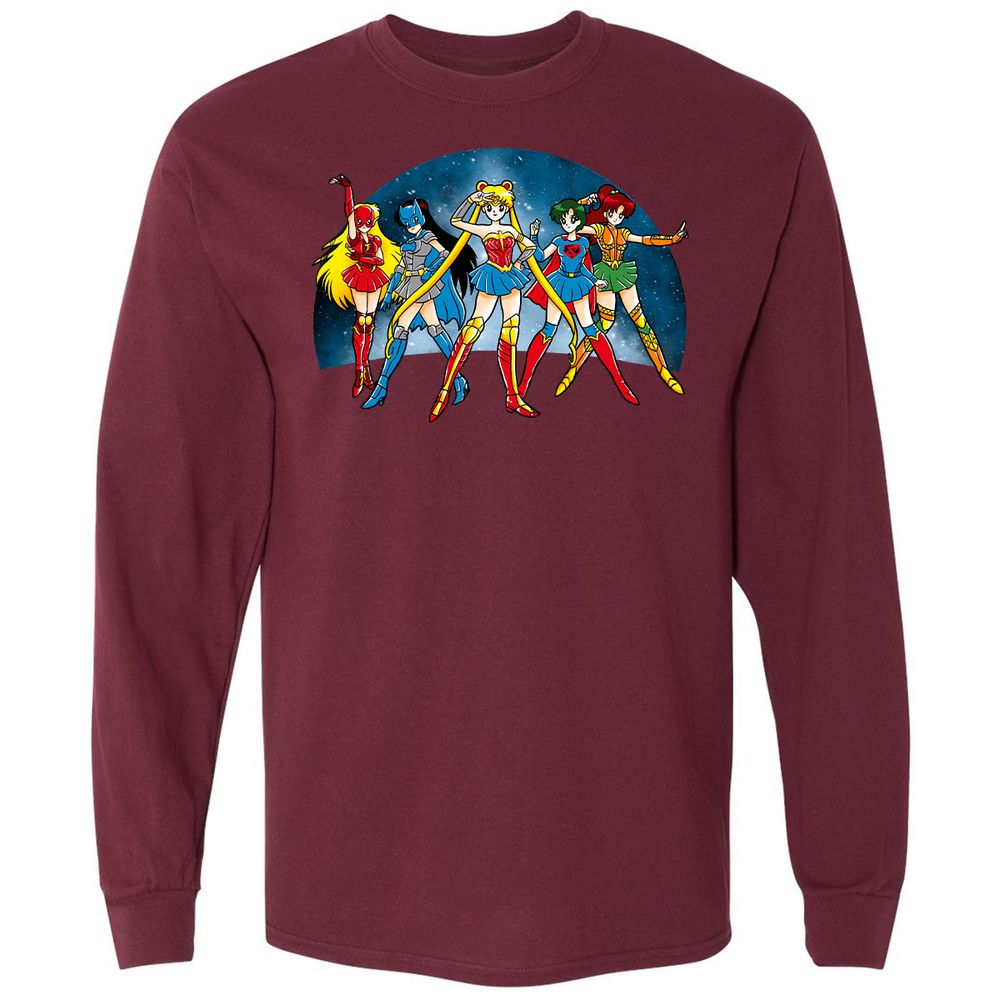 Long Sleeve T-Shirt - TQEJEY8P - Maroon - 11