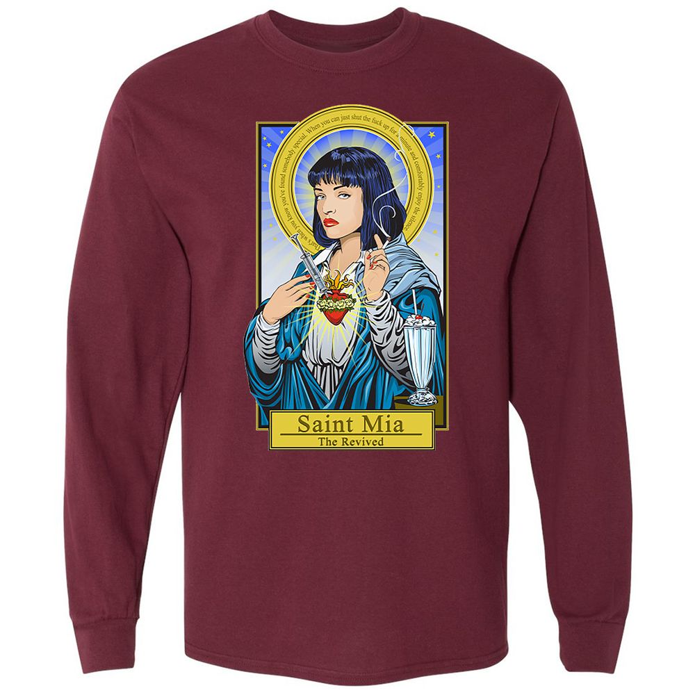 Long Sleeve T-Shirt - PRP7T2AW - Maroon - 11