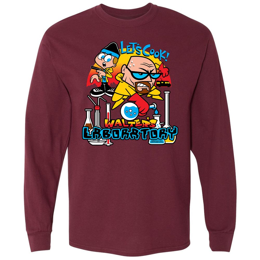 Long Sleeve T-Shirt - 4UYJHTU9 - Maroon - 11