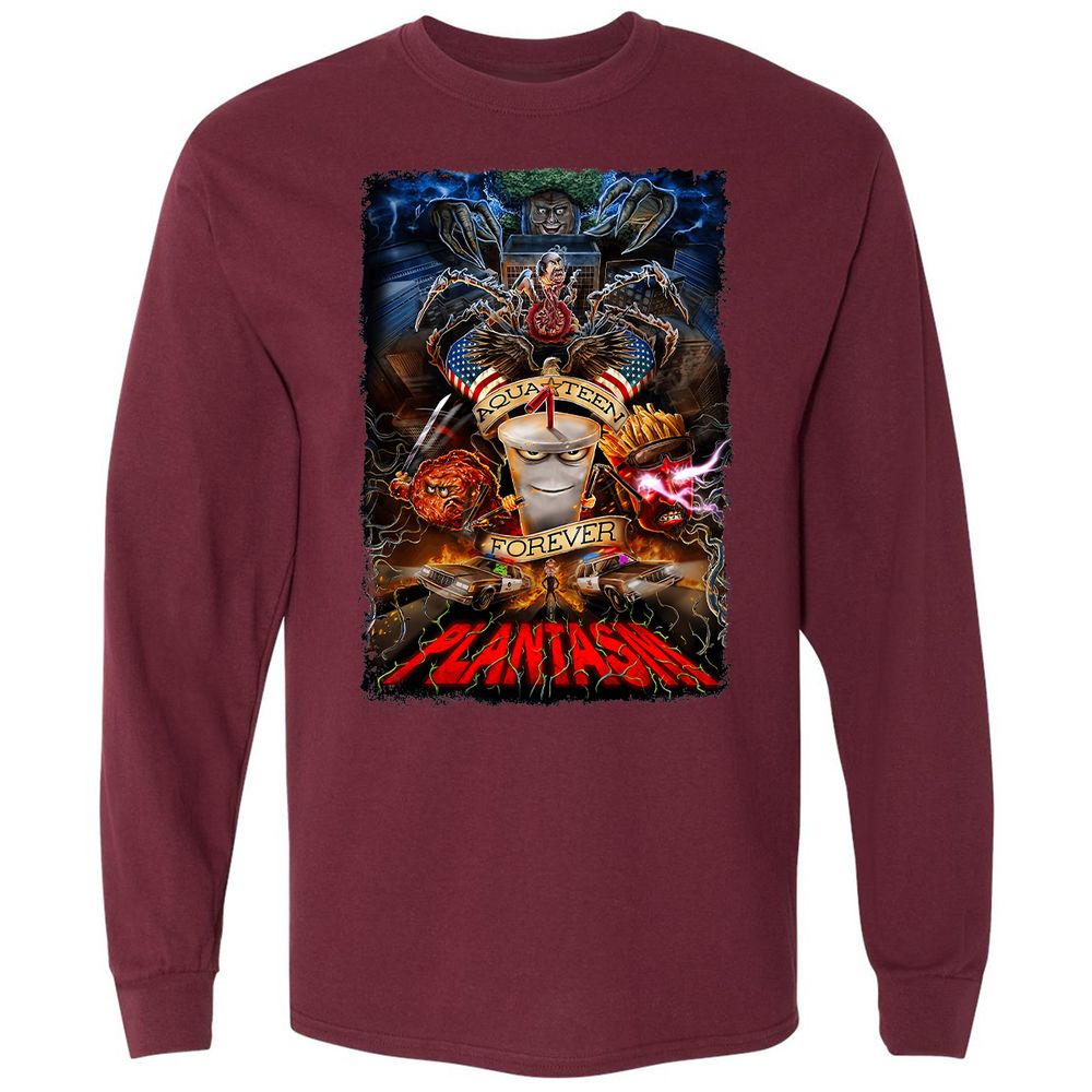 Long Sleeve T-Shirt - FKM8GW5N - Maroon - 11