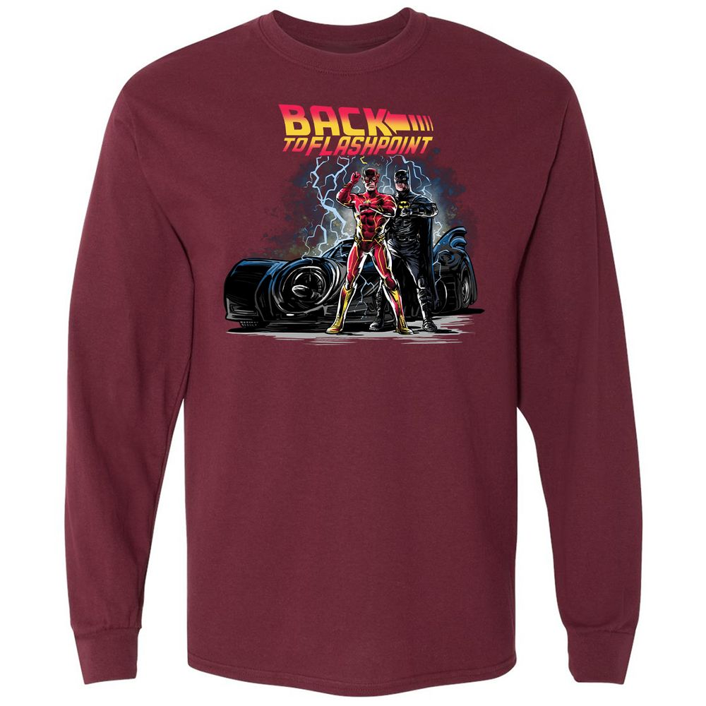 Long Sleeve T-Shirt - 5K9ER613 - Maroon - 11