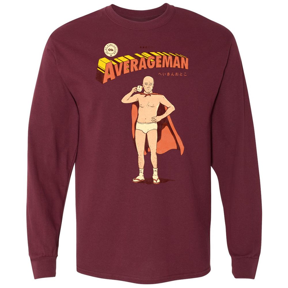 Long Sleeve T-Shirt - TJTU8245 - Maroon - 11