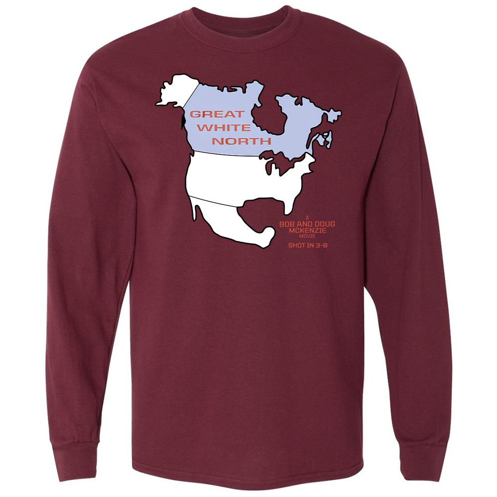 Long Sleeve T-Shirt - YD58VG99 - Maroon - 11