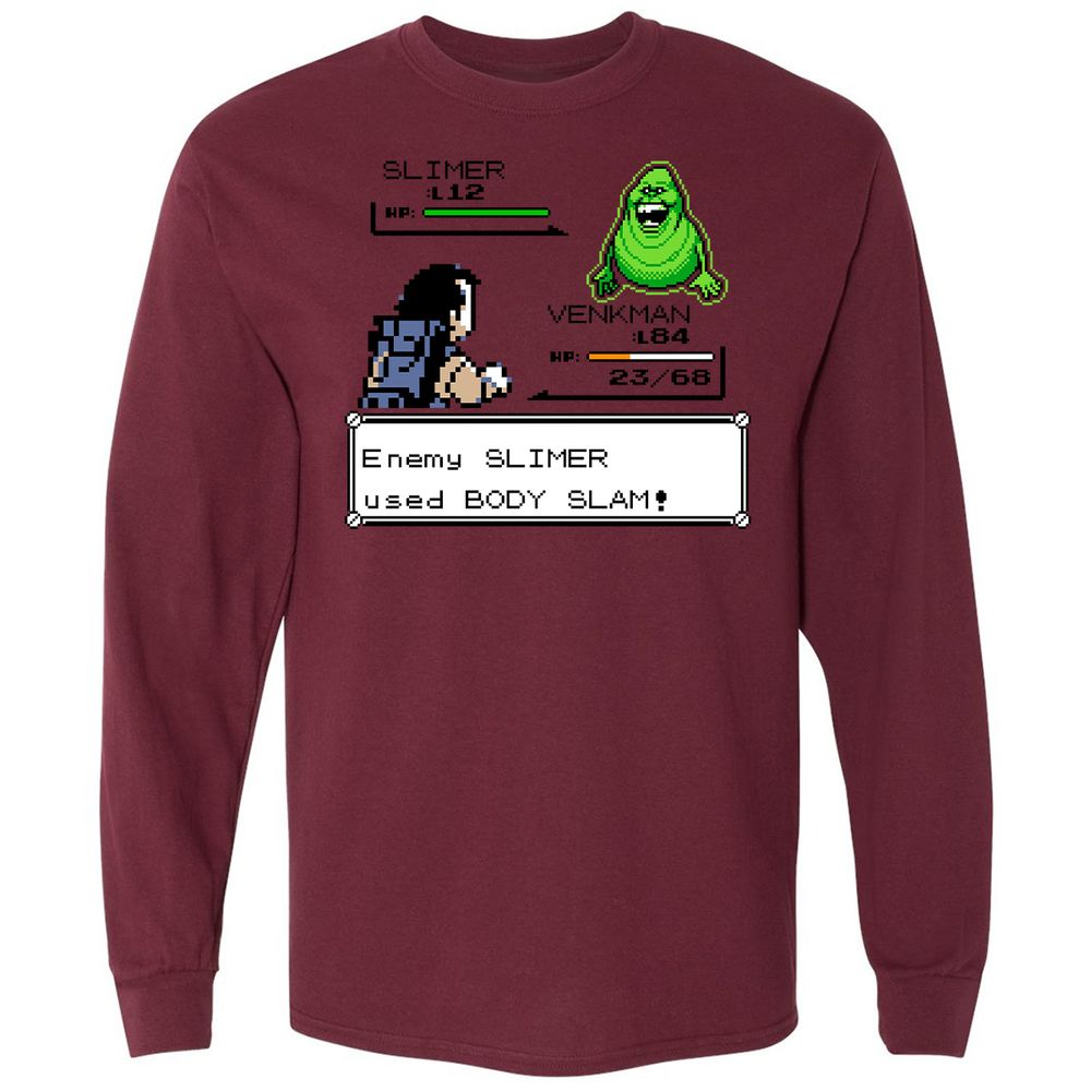 Long Sleeve T-Shirt - 9NYB95K7 - Maroon - 11