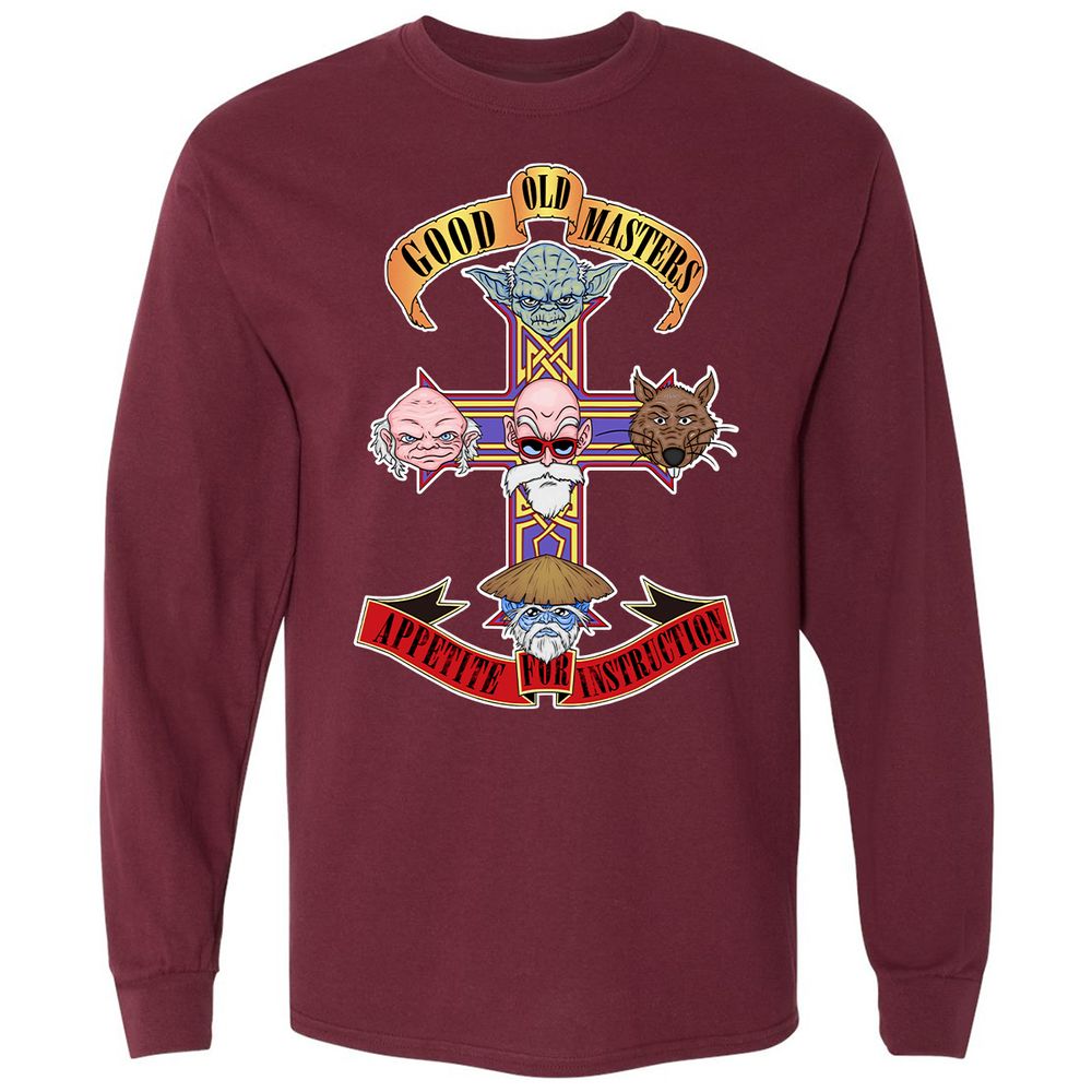 Long Sleeve T-Shirt - EEBR46ZB - Maroon - 11