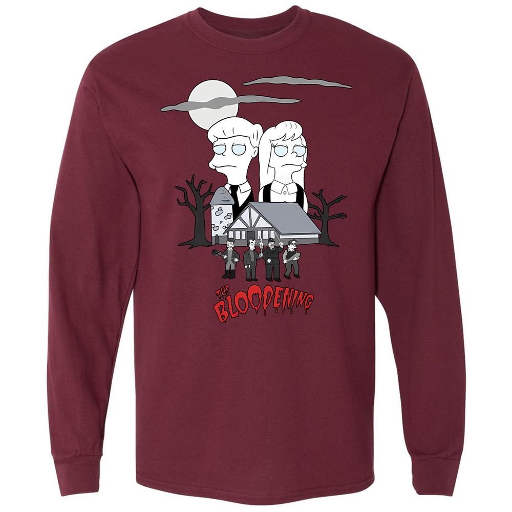 Long Sleeve T-Shirt - HYEHAKM2 - Maroon - 11