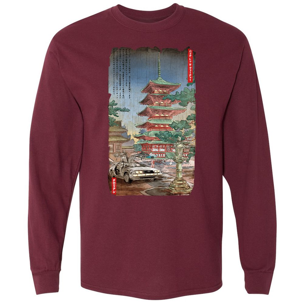 Long Sleeve T-Shirt - 86STUQHS - Maroon - 11