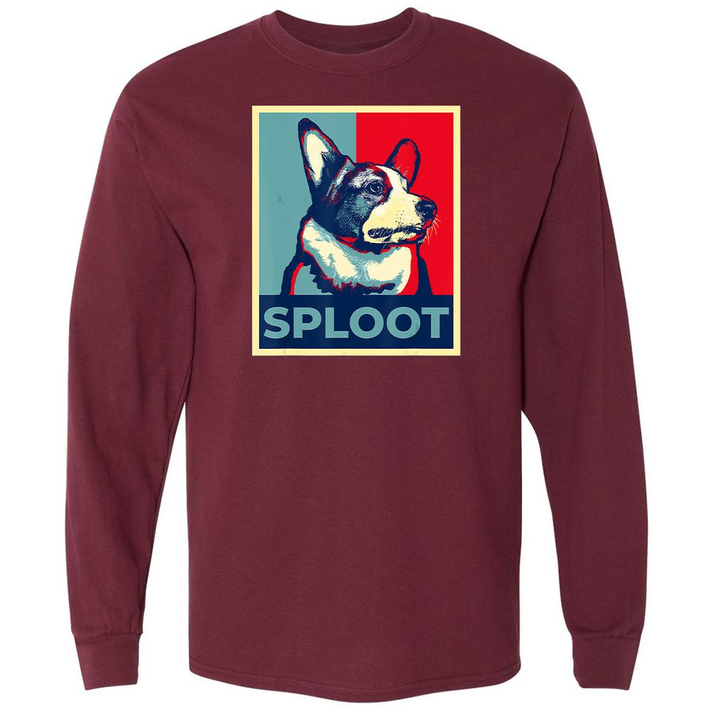 Long Sleeve T-Shirt - 3W5SMR7N - Maroon - 11