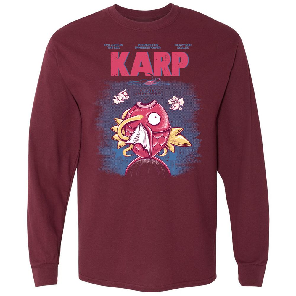 Long Sleeve T-Shirt - N3MBVF2K - Maroon - 11