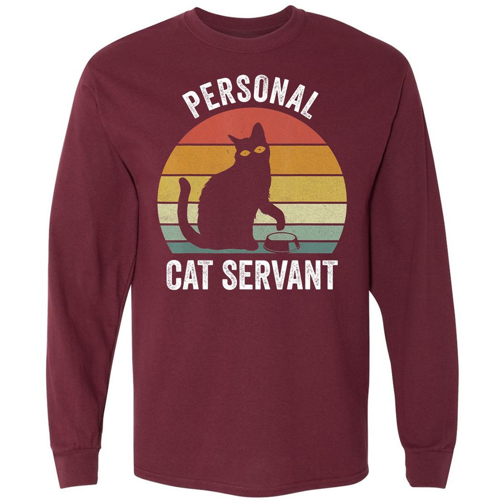 Long Sleeve T-Shirt - JZ55K9Y6 - Maroon - 11