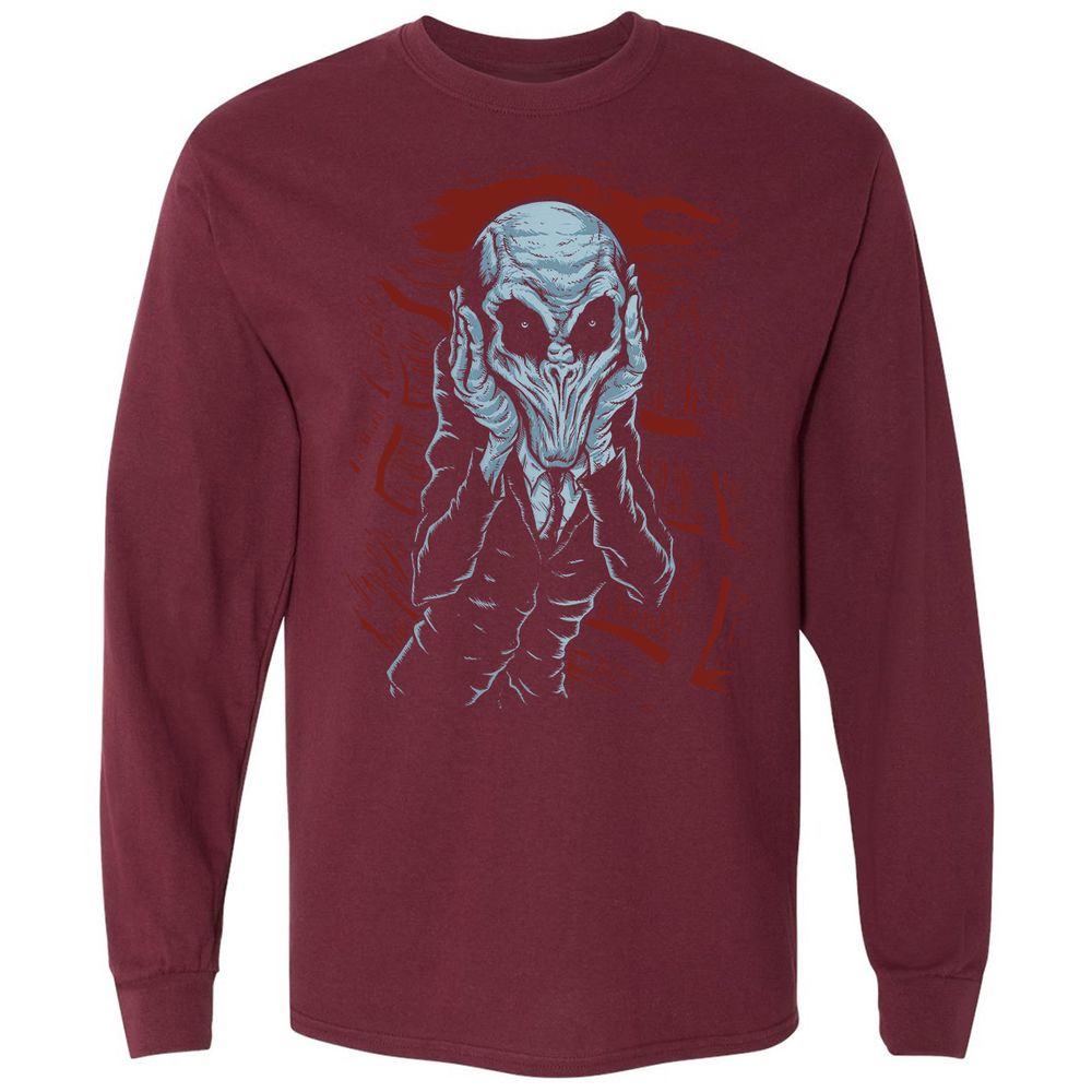 Long Sleeve T-Shirt - 5DBD1R26 - Maroon - 11
