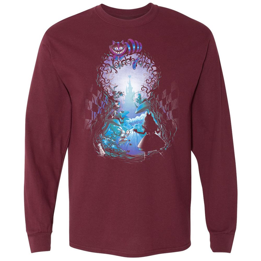 Long Sleeve T-Shirt - ML3MZUNF - Maroon - 11