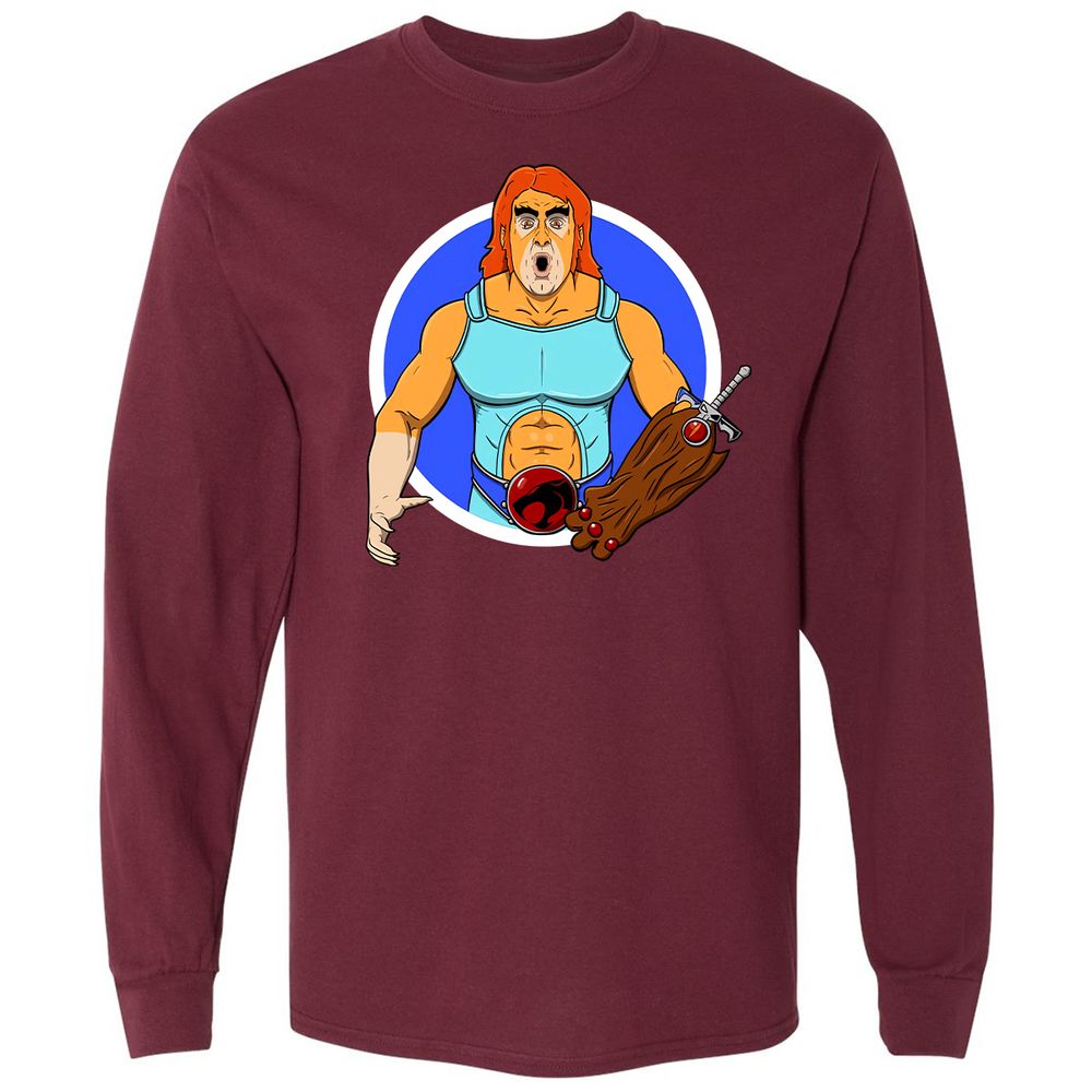 Long Sleeve T-Shirt - JM8HR7UW - Maroon - 11