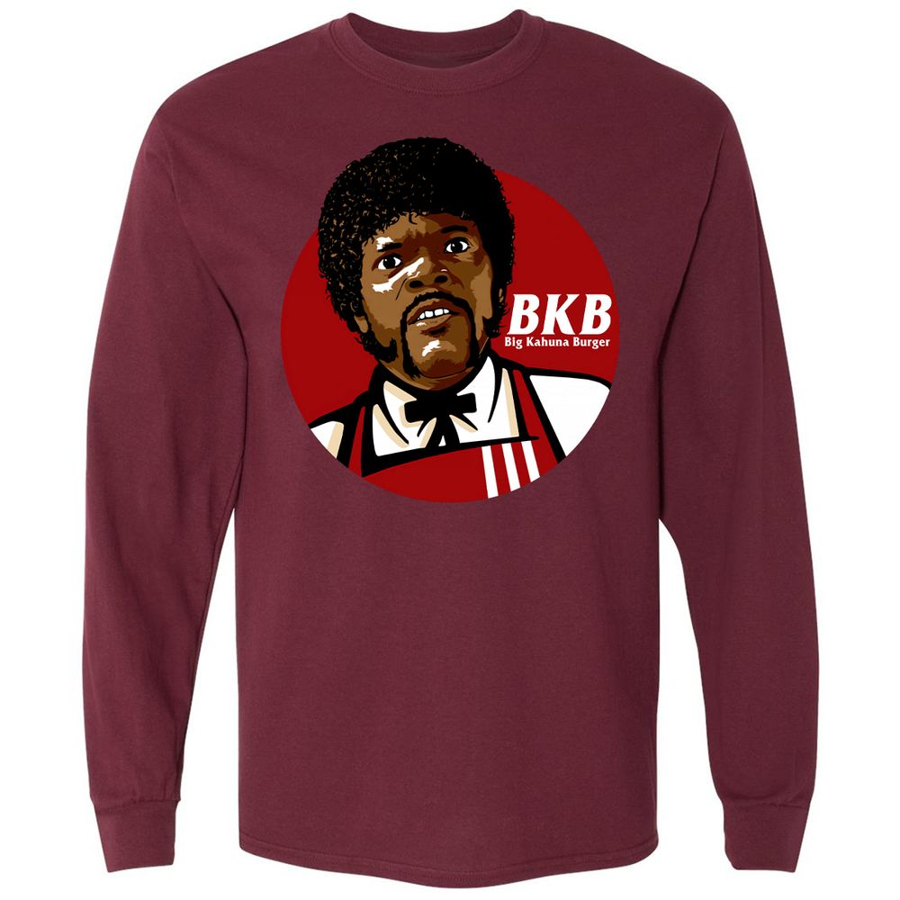 Long Sleeve T-Shirt - PZ5DEXPR - Maroon - 11