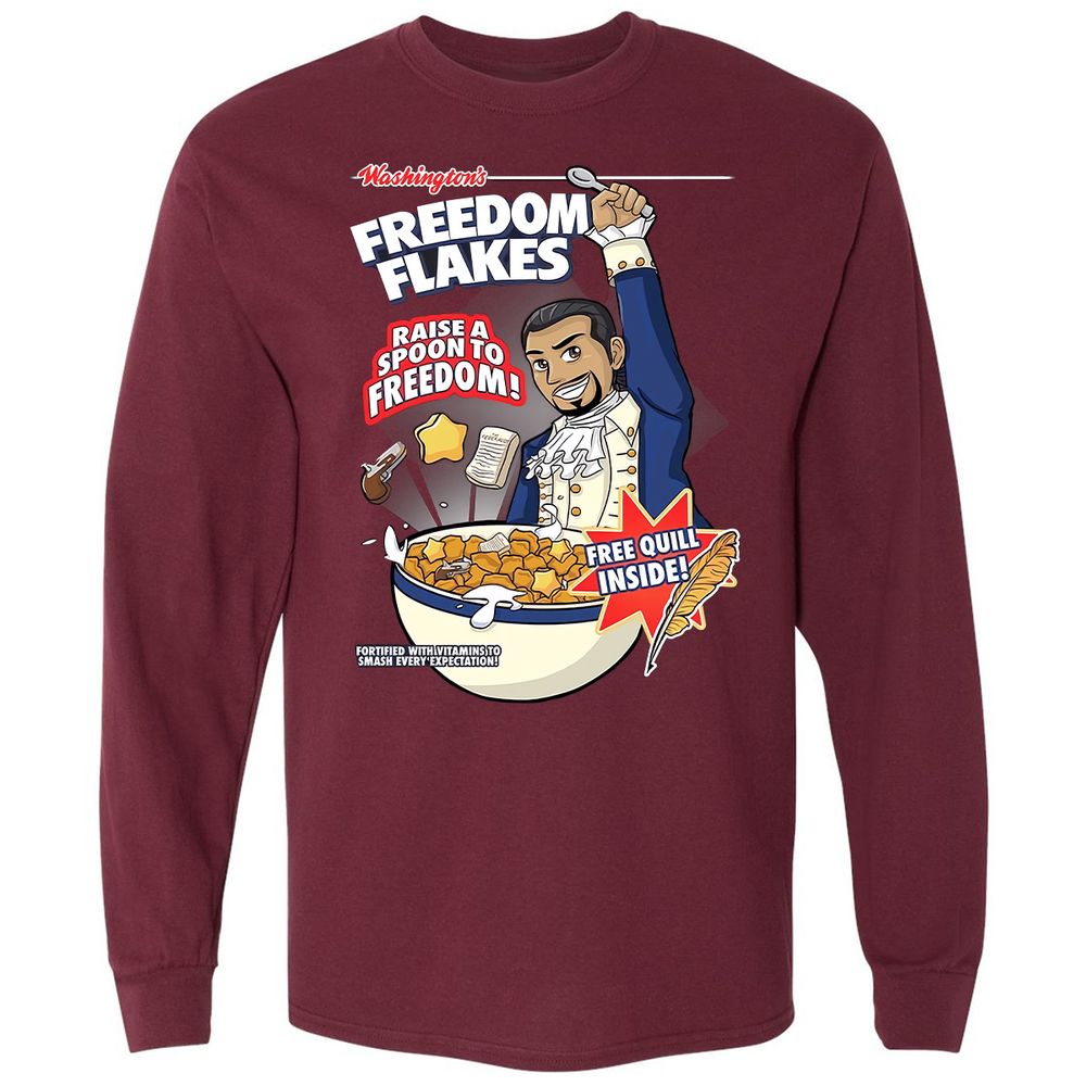 Long Sleeve T-Shirt - KG7MQV4V - Maroon - 11
