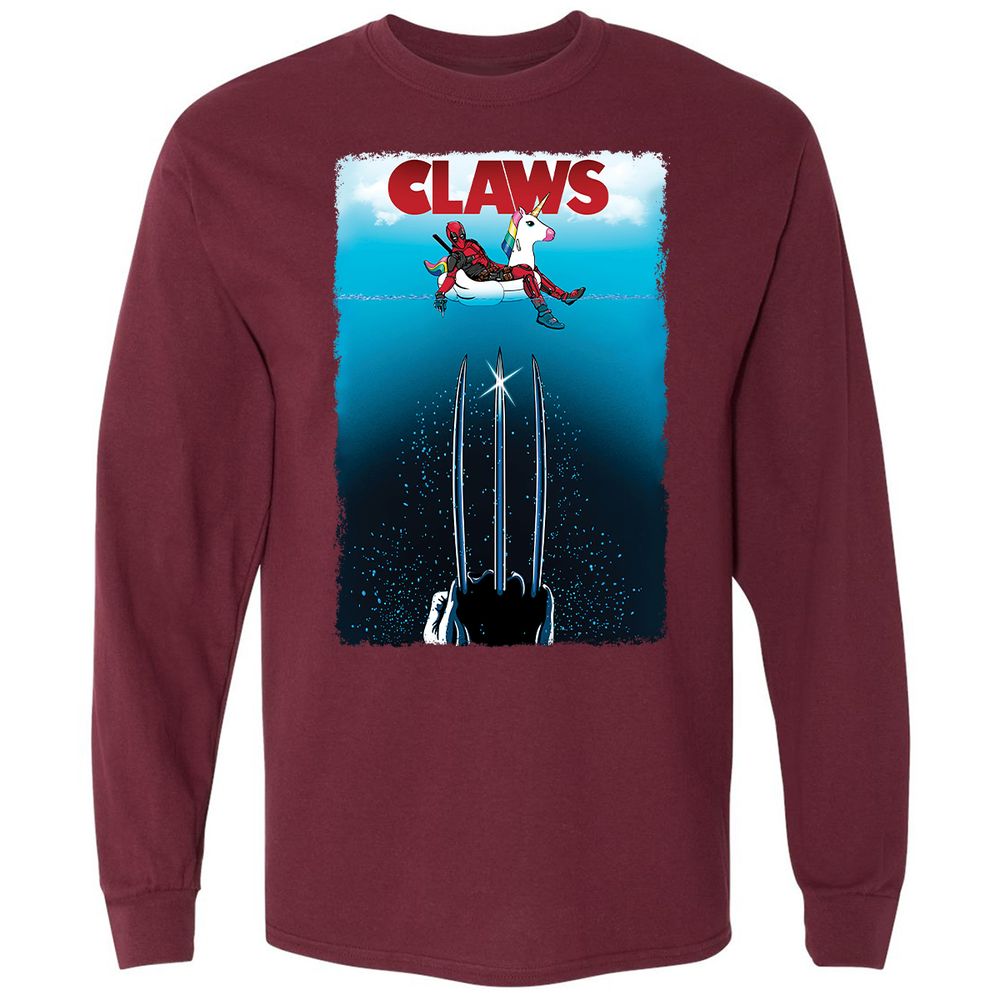 Long Sleeve T-Shirt - 9D9MVPFU - Maroon - 11