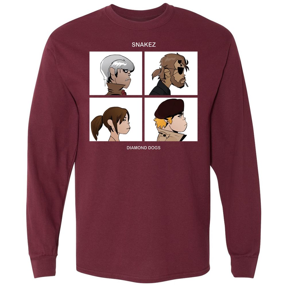 Long Sleeve T-Shirt - TRDF92TV - Maroon - 11