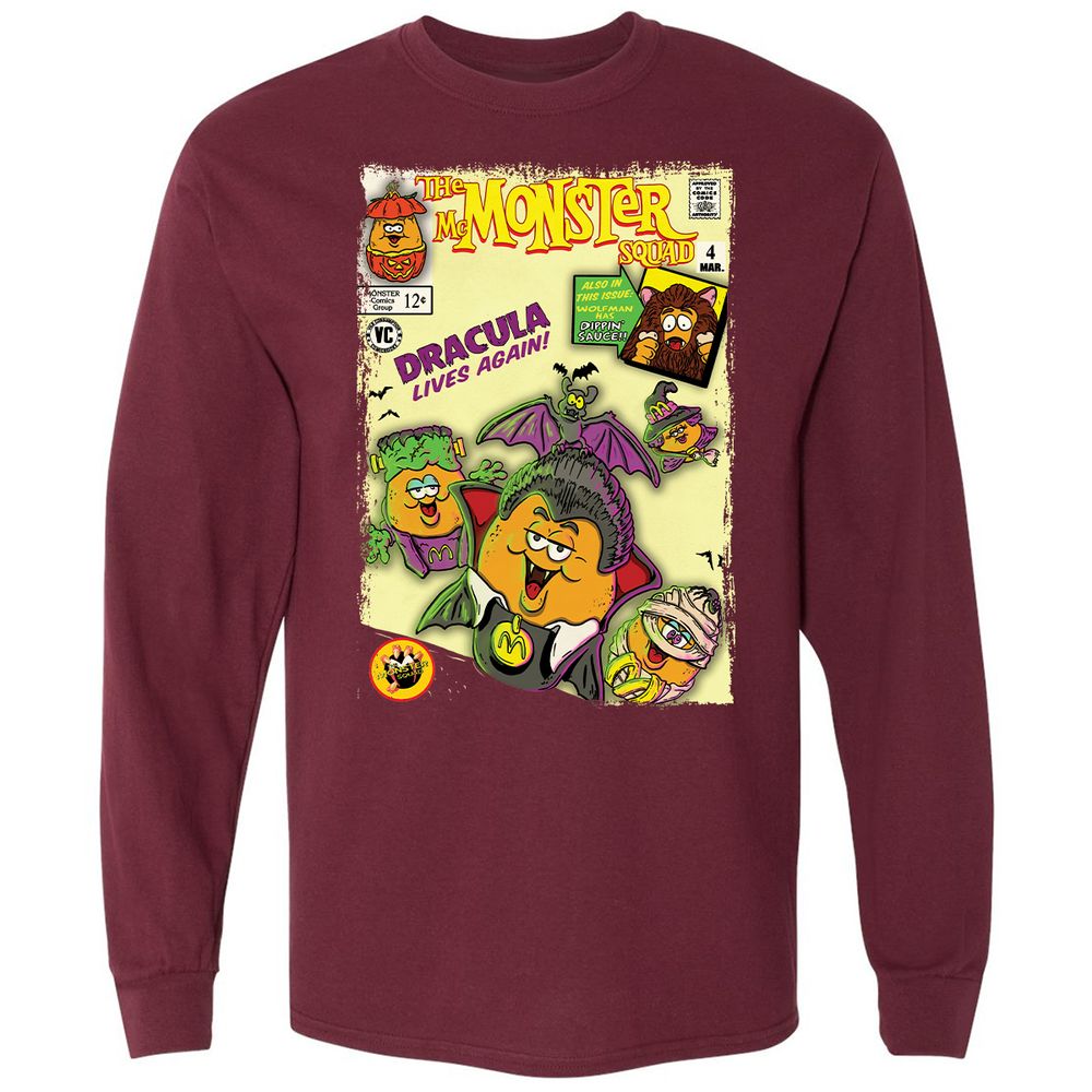 Long Sleeve T-Shirt - 5KKYMM94 - Maroon - 11