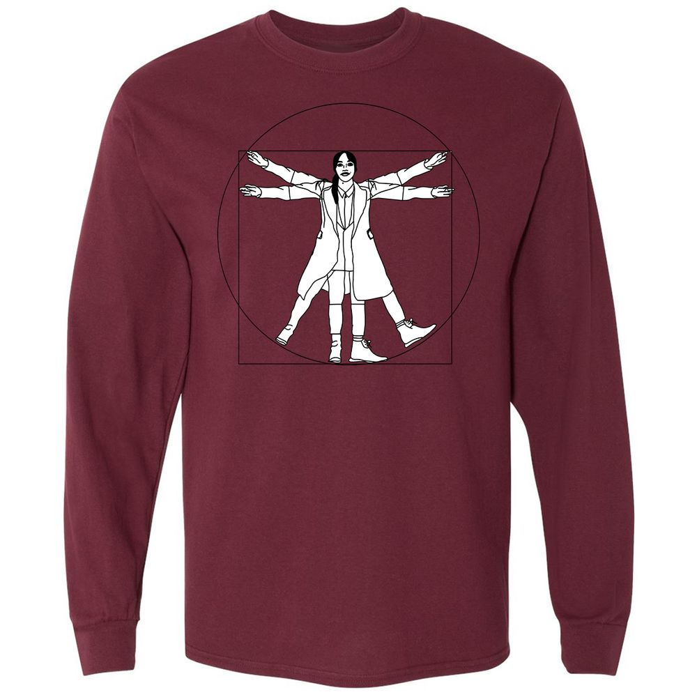 Vitruvian Philomena Cunk - Cunk on Earth - Maroon - 11