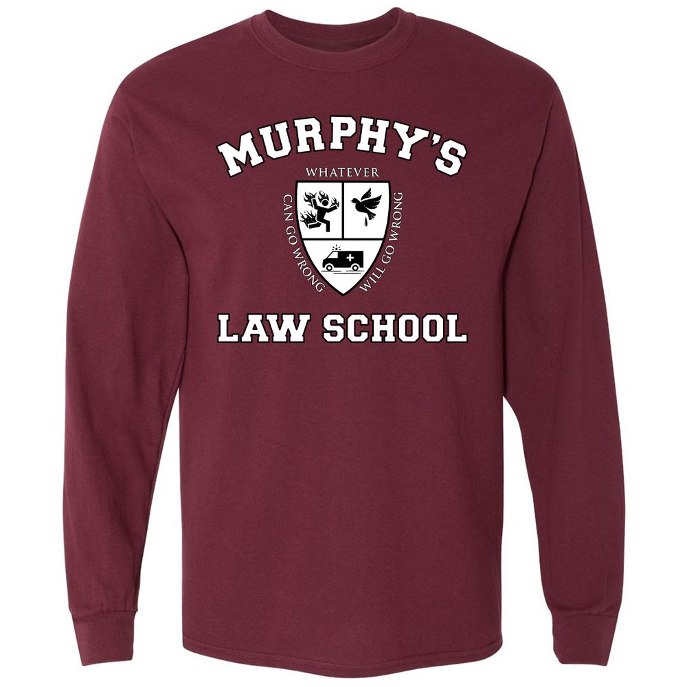 Long Sleeve T-Shirt - 1J2Q9MYD - Maroon - 11