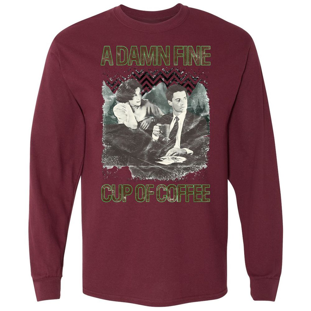 Long Sleeve T-Shirt - 3GYY4MSN - Maroon - 11