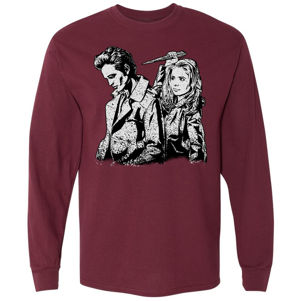 Long Sleeve T-Shirt - JPN14XJ2 - Maroon - 11