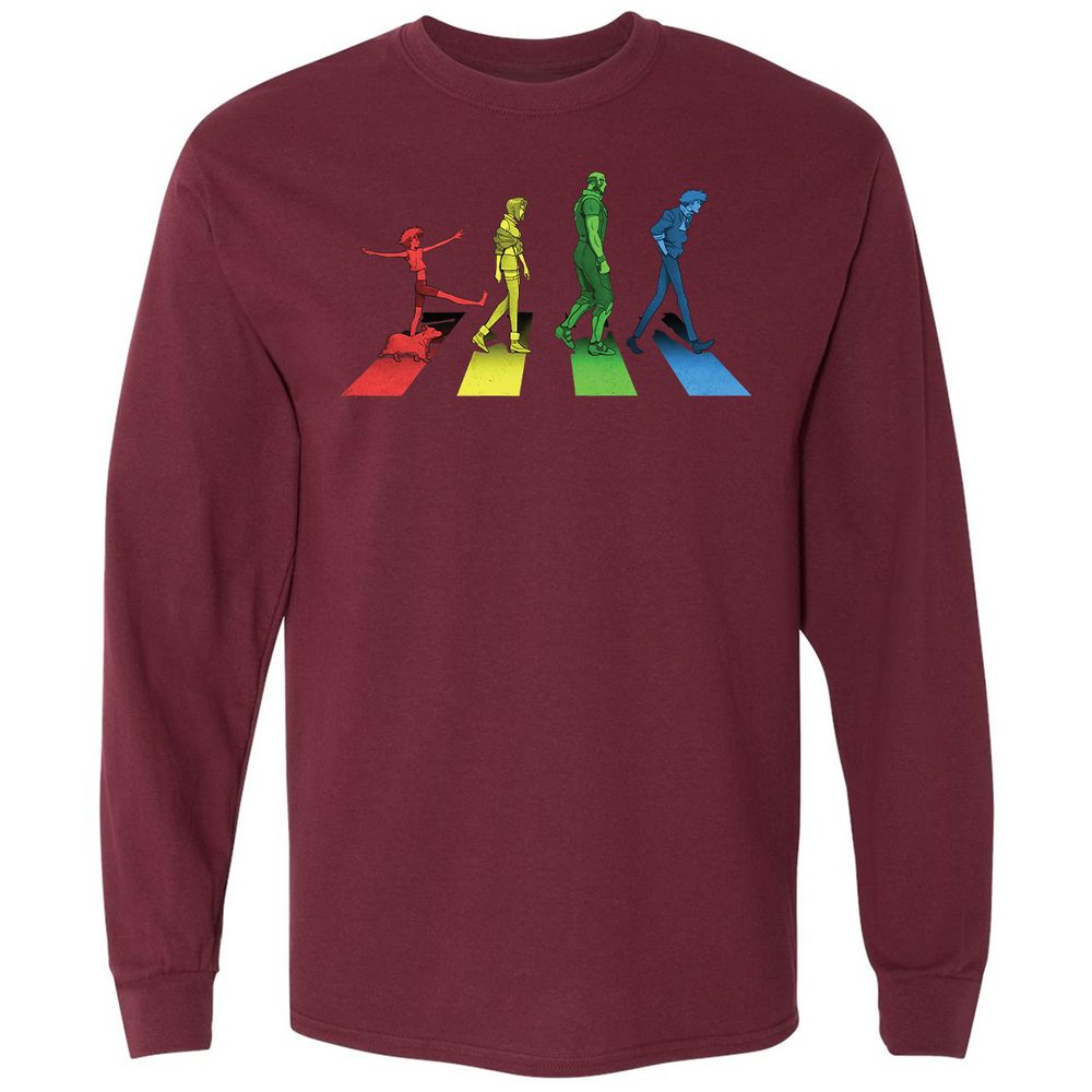 Long Sleeve T-Shirt - 18EF73BK - Maroon - 11