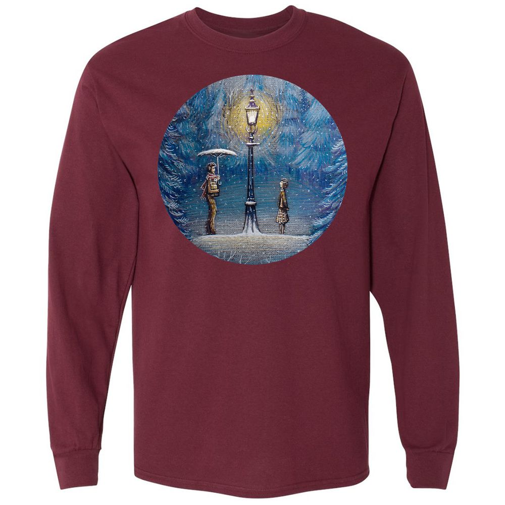 Long Sleeve T-Shirt - K3JVVLNT - Maroon - 11