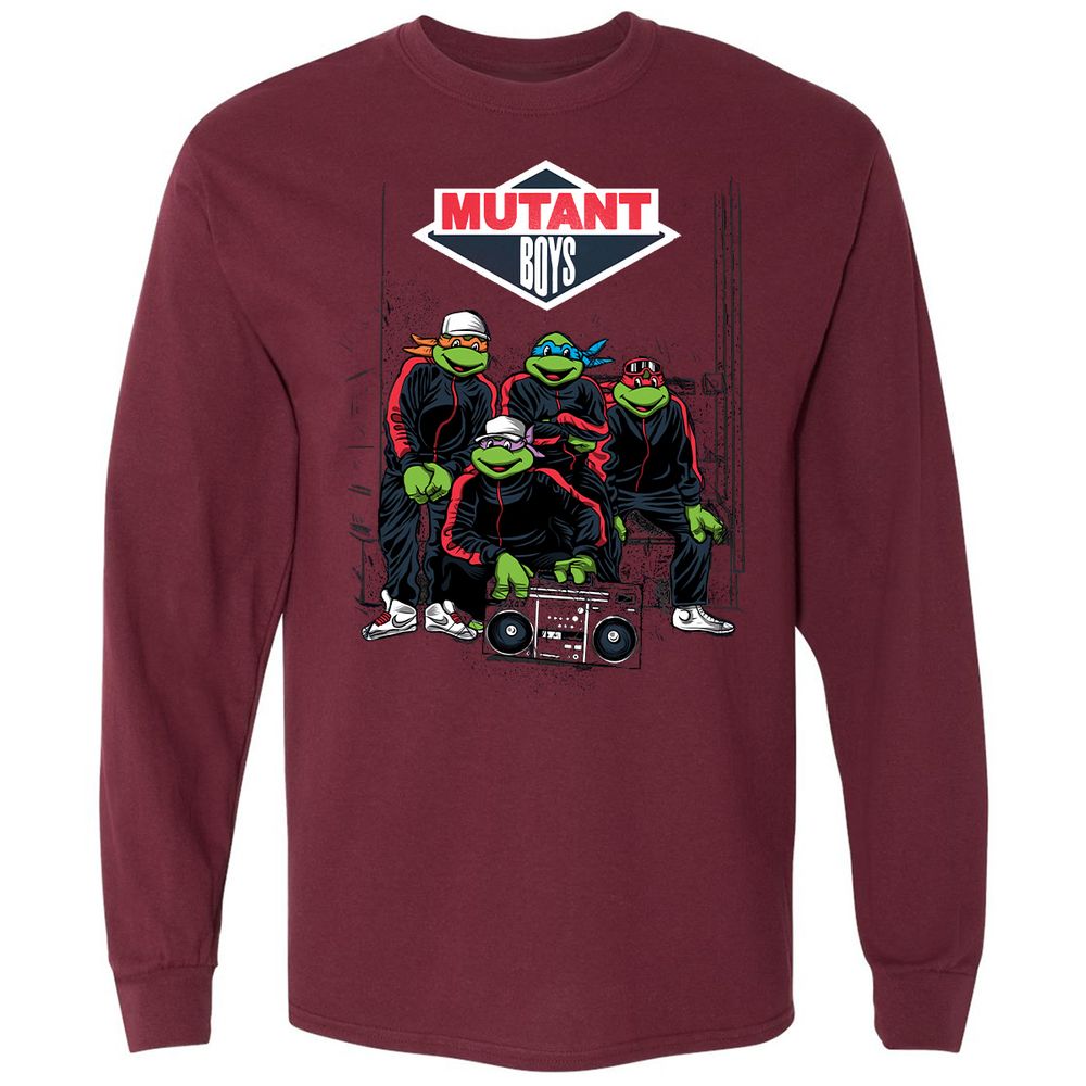 Long Sleeve T-Shirt - 1NGP53JY - Maroon - 11