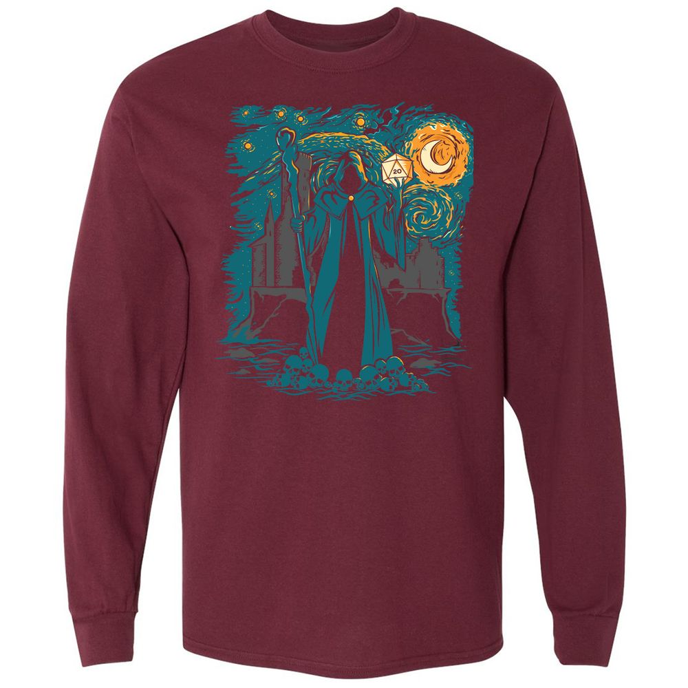Long Sleeve T-Shirt - 3Q4NC88S - Maroon - 11