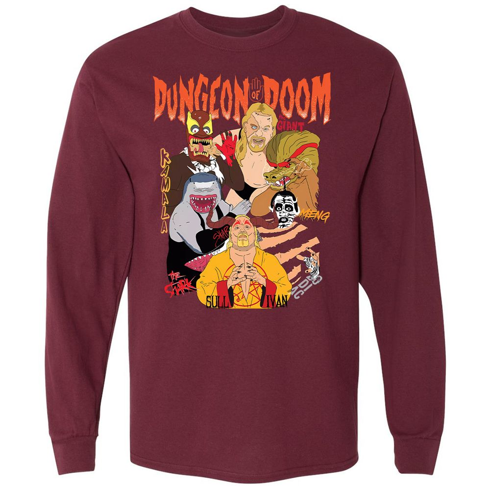 Long Sleeve T-Shirt - LM4NC1BQ - Maroon - 11