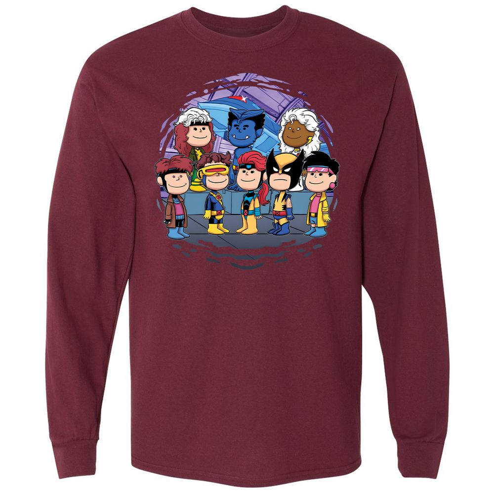 Long Sleeve T-Shirt - M396MJWE - Maroon - 11